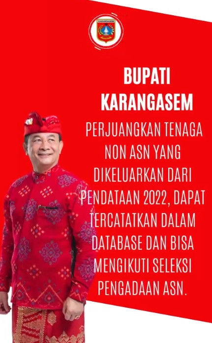 Bupati Gede Dana Serius 1.069 Tenaga Non ASN Masuk&nbsp;PPPK