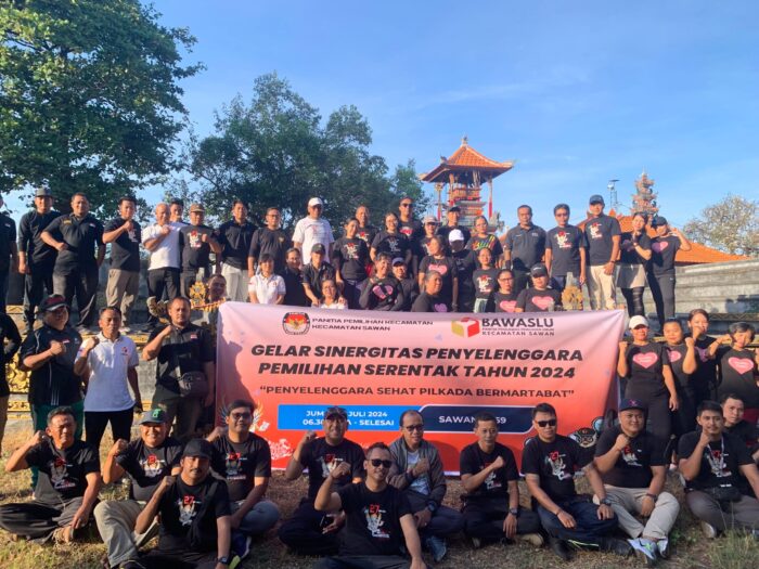 Sinergi Penyelenggara Pemilihan Serentak di Kecamatan Sawan: Mewujudkan Pilkada Sehat dan&nbsp;Bermartabat