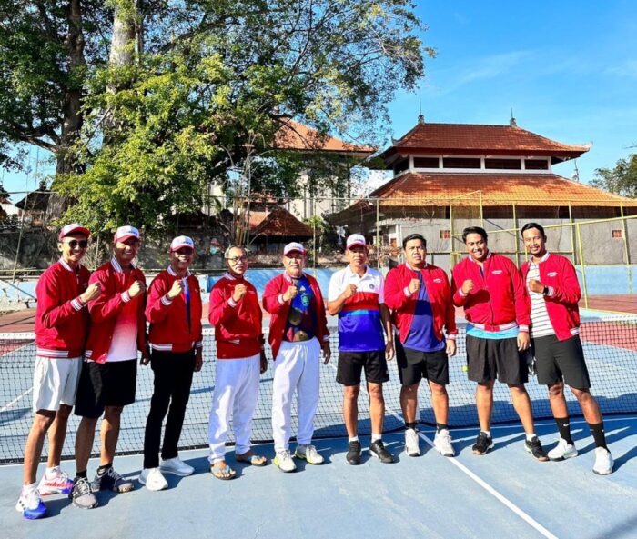 Korpri Kabupaten Badung Juara 1 Turnamen Tenis Lapangan Beregu Putra Korpri Propinsi Bali ke&nbsp;III