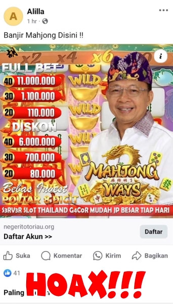 Catut Nama Wayan Koster, Akun Alilla Disomasi&nbsp;Terbuka